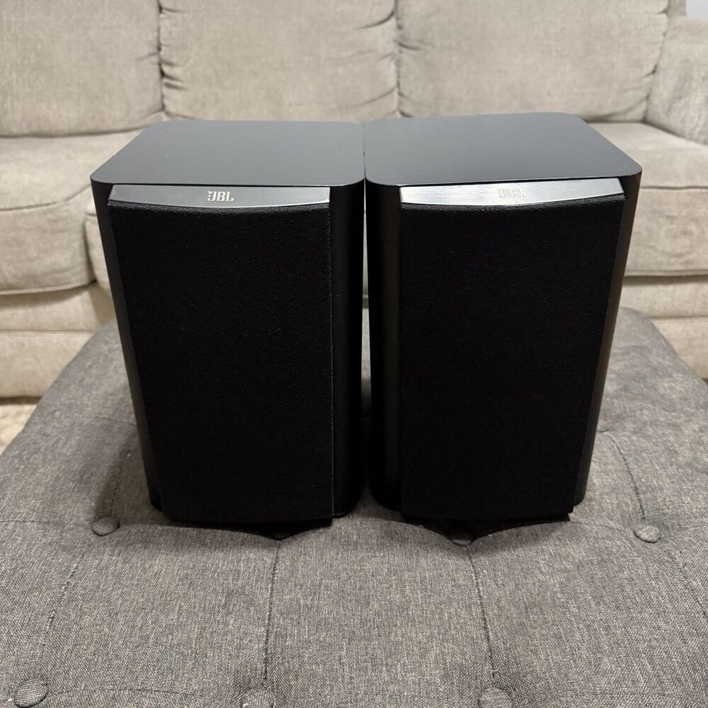 JBL Studio 220 4" 2-Way Bookshelf Speakers 8ohms Harman Black Wood